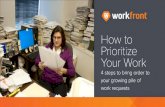 How to Prioritize Your Work