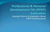 Amanda Garrow & Samantha Shann PPDF Working group