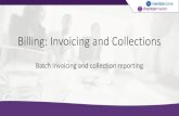 Billing: Invoicing and Collections - Cham 2018-02-13¢  Billing: Invoicing and Collections Batch invoicing