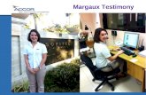 Margaux testimony