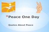 Quotes about peace