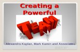 Creating Powerful Teams