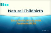 Natural childbirth