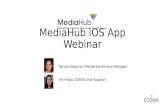 MediaHub iOS app - webinar
