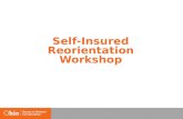 Self-Insured Reorientation Workshop