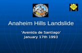 Anaheim Hills Landslide