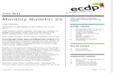 ecdp Monthly Bulletin 25