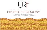 OPENING CEREMONY - Understanding Risk .OPENING CEREMONY Tuesday, November 17, 2015 African Union