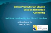 Session Reflection Gathering On Spiritual Leadership for Church Leaders