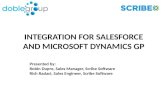 "Integrating Salesforce CRM through Scribe" Webinar