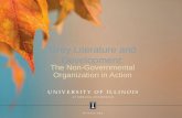 Grey Literature and Development: The Non-Governmental Organization in Action