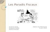 Les Paradis Fiscaux El Oumni Hind Gbaguidi Freddy Renaud Nicolas Gestion de Patrimoine 9 avril 2010