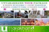 UTTARAKHAND TOUR TRAVEL - TOUR PACKAGES