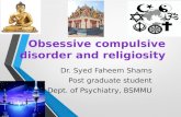 Obsessive compulsive disorder & religiosity