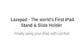 iPad Stand / Holder, bed stand holder, tablet lap stand, ipad pillow