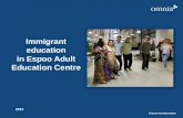 Immigrant adult education in Espoo Adult Education Centre