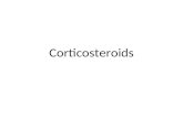 Corticosteroids. Basal secretions GroupHormoneDaily secretions Glucocorticoids Cortisol Corticosterone 5 â€“ 30 mg 2 â€“ 5 mg Mineralocorticoids Aldosterone