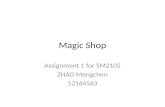Magic shop - narrative assignment 1