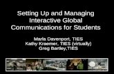 Technology so you can teach Marla Davenport, TIES Kathy Kraemer, TIES (virtually) Greg Bartley,TIES Marla Davenport, TIES Kathy Kraemer, TIES (virtually)