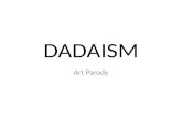 DADAISM Art Parody. The Mona Lisa Leonardo da Vinci