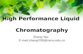 High Performance Liquid  Chromatography