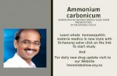 Ammonium carbonicum homeopathic materia medica slide show presentation by Dr.hansraj salve