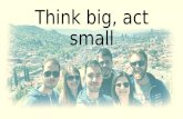 Think big, act small