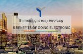 E-invoicing is easy invoicing: 5 benefits of going electronic