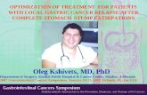 Kshivets O. Gastric Cancer Relapse Surgery