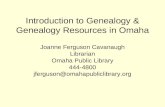 Introducation To Genealogy And Genealogy Resources In Omaha, Nebraska