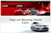 Tips on Buying Used Cars