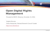 Open Digital Rights Management