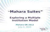 Mahara Suites for Mahara UK 2013