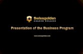 Swissgolden complete presentation in english SWIS