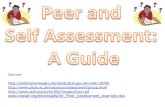 Peer And Self Assessment Guide