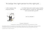 Right person to right job c.trepanier