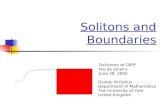 Solitons and boundaries