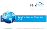 Building Apps for iPhone and iPad