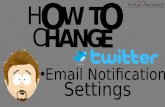 How to Change Twitter Email Notification Settings