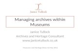 Archives in museums