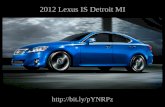 2012 Lexus IS Detroit Michigan