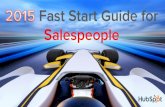 2015 Fast Start Guide for Salespeople