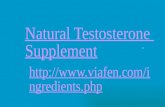 Natural testosterone supplement