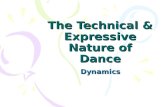 The Technical & Expressive Nature of Dance Dynamics