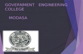 GOVERNMENT ENGINEERING COLLEGE MODASA. PRESENTED BY, Baranda Nikunj P. (130160109006) Baria Nikhil L. (130160109007) Barot Sagar M. (130160109008) Bhagora