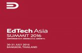 EdTech Asia Summit 2016 - Pre-Summit Brochure