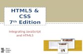 Integrating JavaScript and HTML5 HTML5 & CSS 7 th Edition