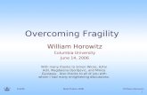 Overcoming Fragility