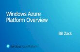 Windows  Azure Platform Overview