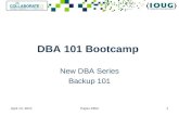 DBA 101 Bootcamp